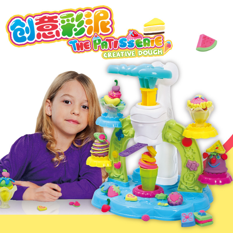 Multicolor Choi Clay Ice Cream Whirlwind Combination Tool Set Child Non-toxic Plasticine toy