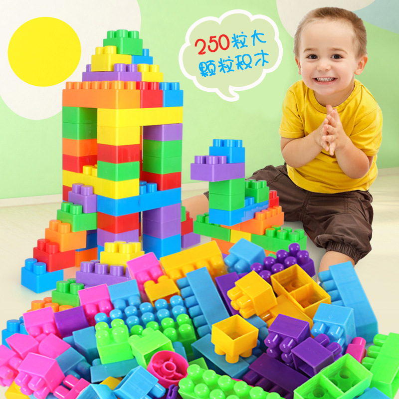 Child Variety Building Blocks Plastic Fight Interpolation Assemble Desktop Brain Game