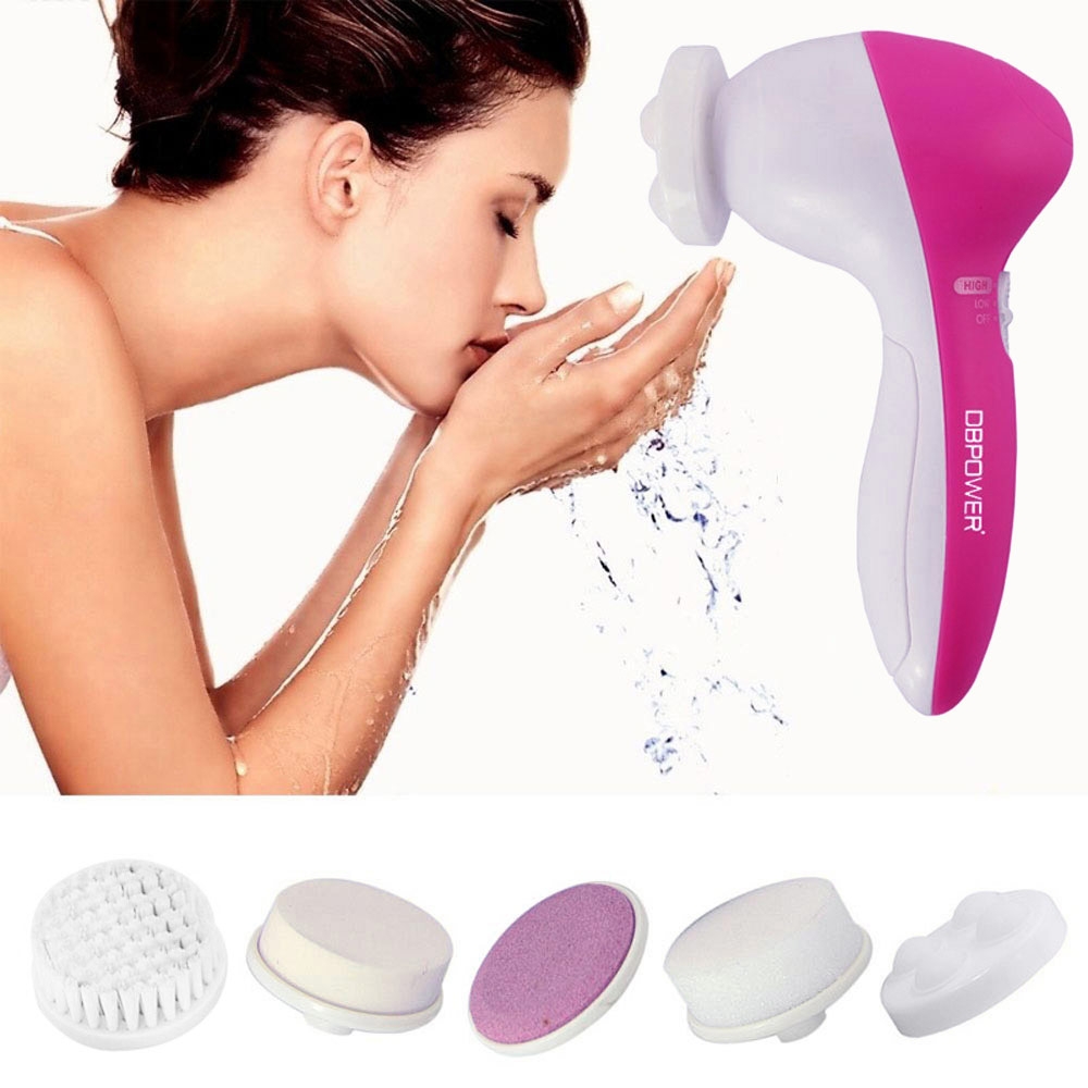 Five in one Cleansing Instrument Wash Your Face Household Beauty Equipment Electric Face Massager