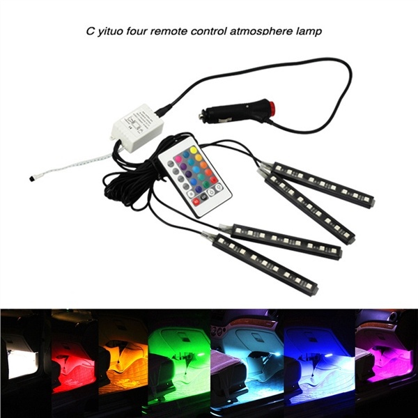 car Ambient Light Inside the car Decorative lights Foot LED lights Colorful Interior RGB lighting