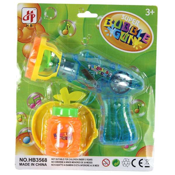 Child toy With Music light Electric Transparent Flash Color Bubbles Blow Bubble Grab Toy