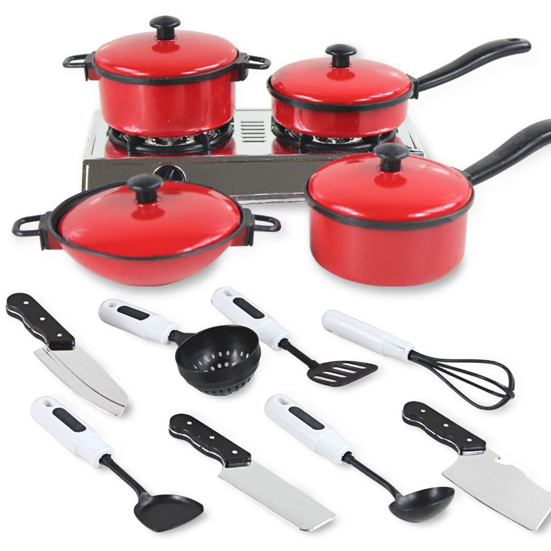 Classic baby Simulation Going Home Kitchen Kitchenware toy Set Combination Cook Brain Game