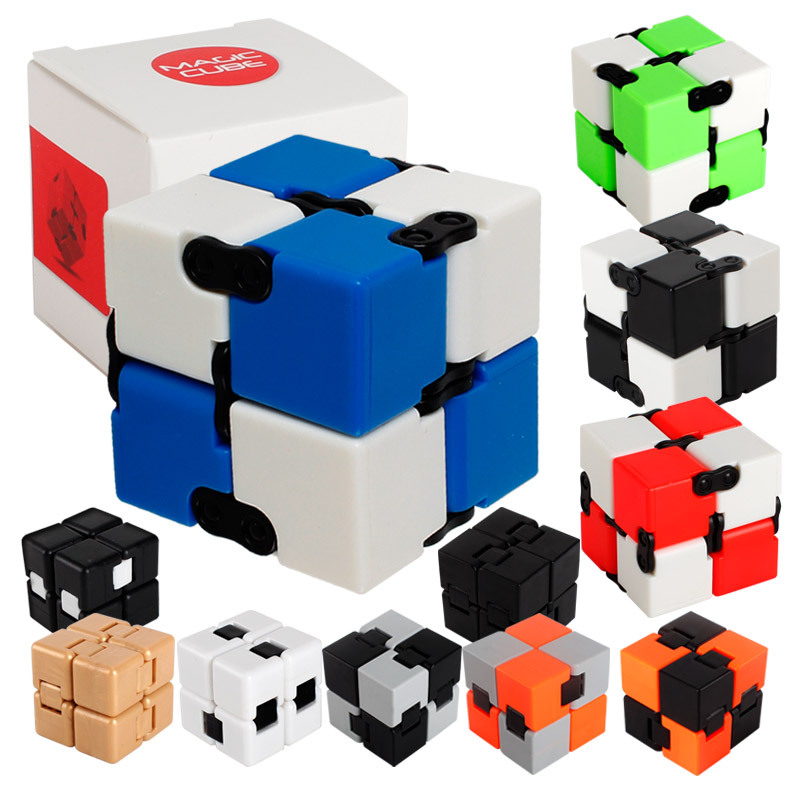 Unlimited Stress Reliever Rubik's Cube INFINITE CUBE Rubik's Cube Toy Unzip Artifact Unlimited Box
