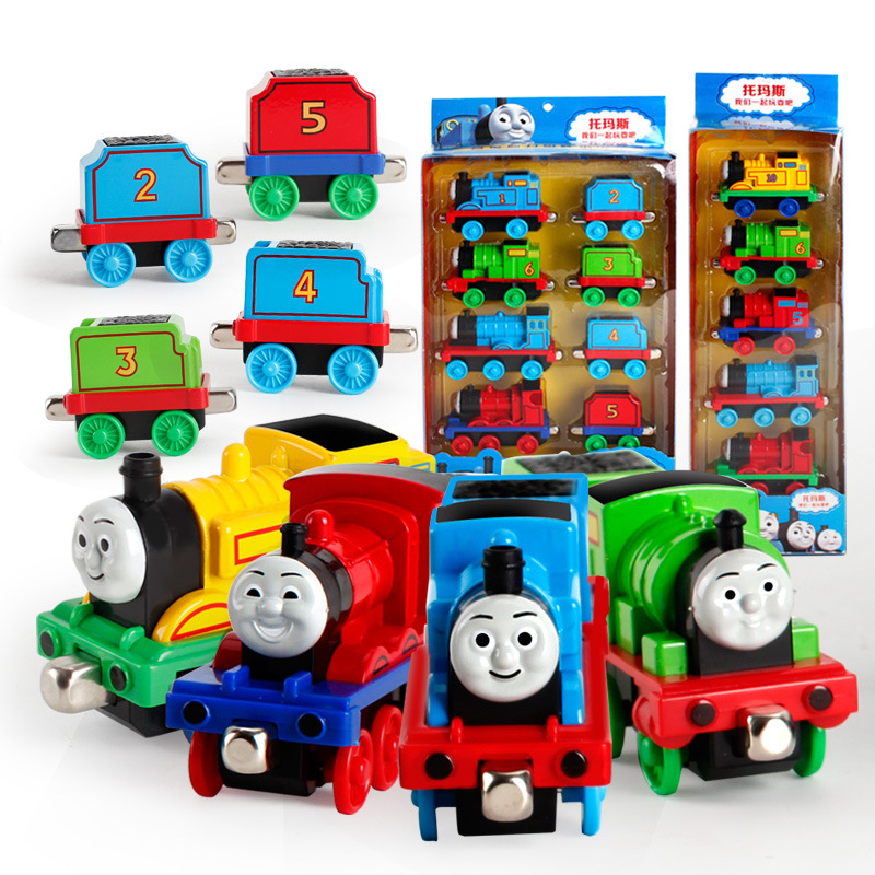 Variety Alloy Thomas Small Train Set Magnetic link Child gift Set Brain Game
