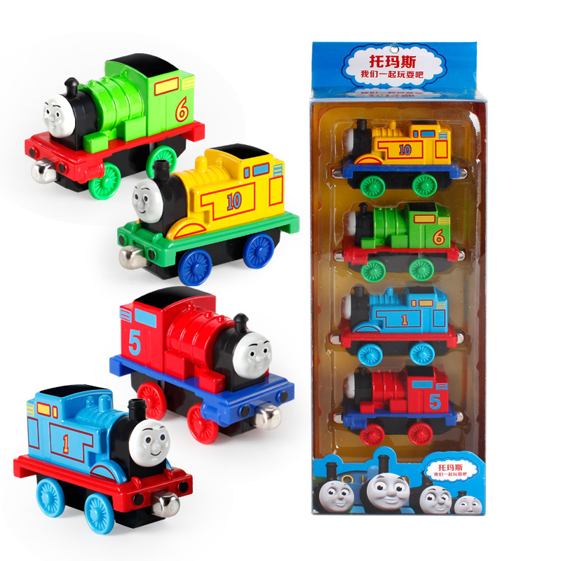 Variety Alloy Thomas Small Train Set Magnetic link Child gift Set Brain Game