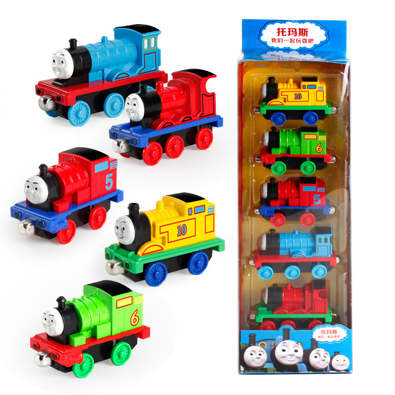Variety Alloy Thomas Small Train Set Magnetic link Child gift Set Brain Game