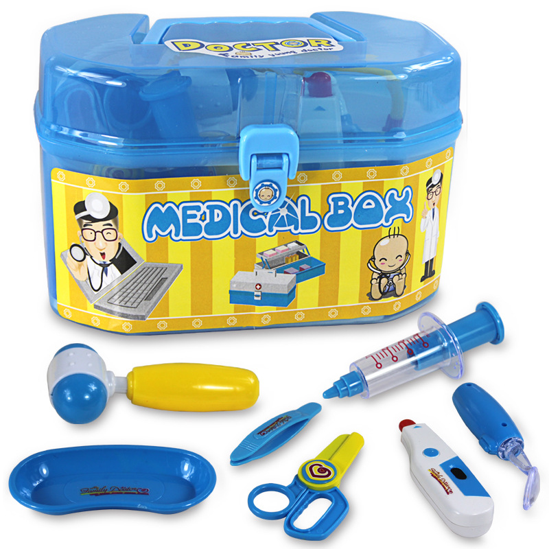 Child Going Home Simulation Medical Box  Medical kit Set Baby Doctors Toy Set