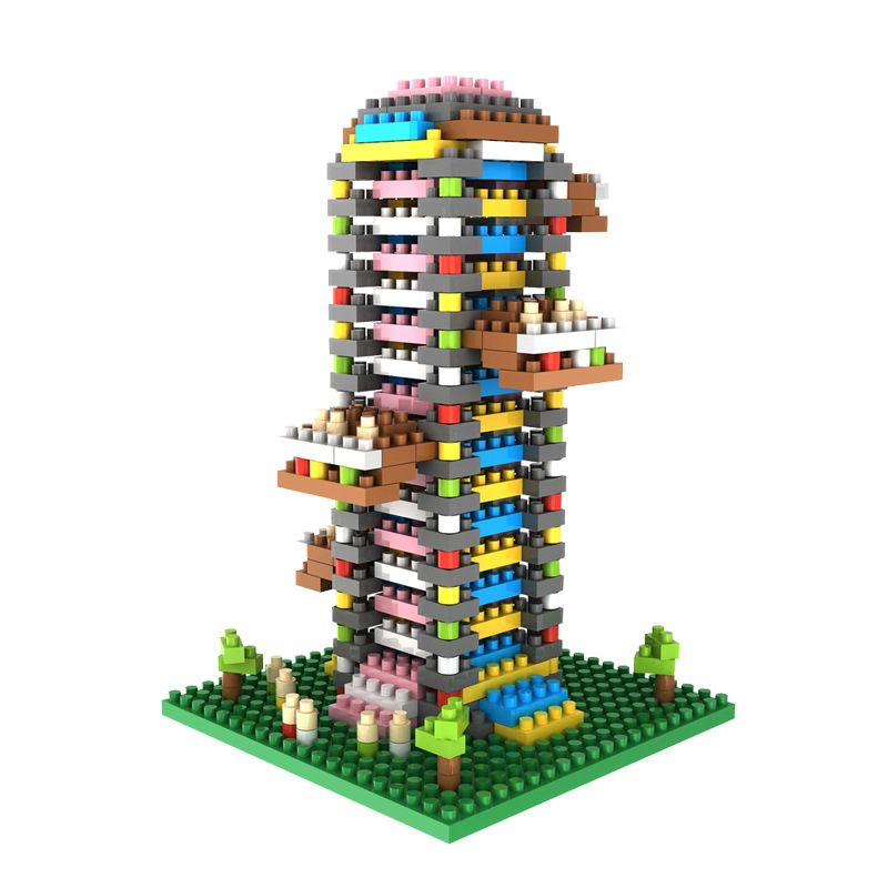 Child Puzzle Assemble Building Blocks Small Particles Mini Building Blocks Brain Game