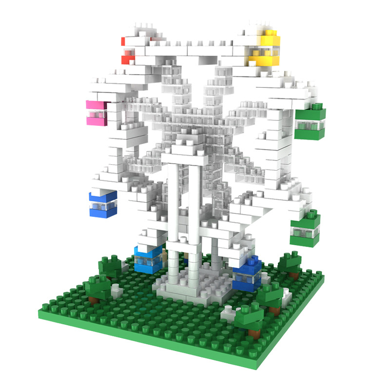 Child Puzzle Assemble Building Blocks Small Particles Mini Building Blocks Brain Game