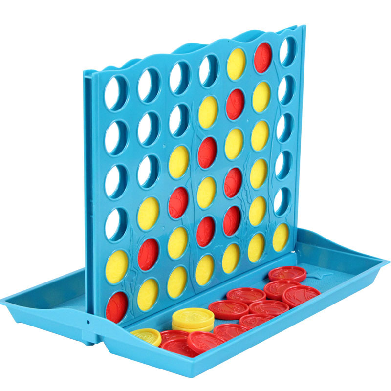 Three-Dimensional Four Chess Gobang Parent-child Interaction table Games Puzzle Toy Chess