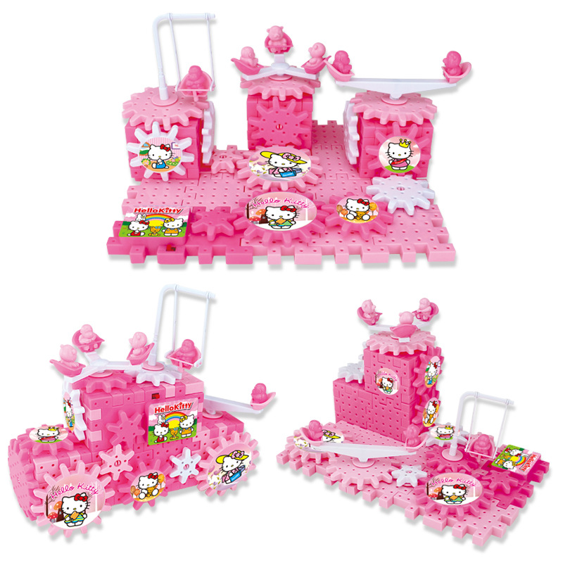 Puzzle Enlightenment toy Plastic Variety Electric Gear Building Blocks Children Assembled