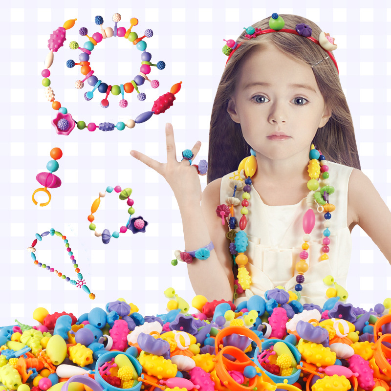 Variety Child Beaded toy Girl Manual Beaded toy Accessories Brain Game