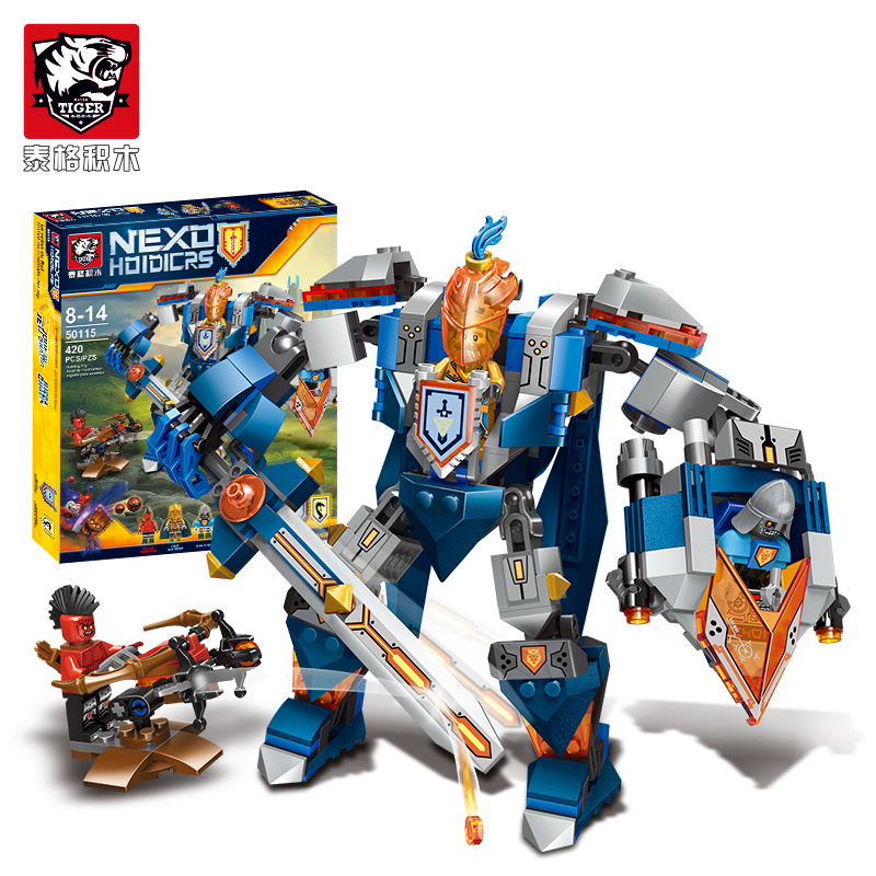 child Puzzle Assemble Building Blocks King Giant Fighter Knights Knights Building Blocks toy