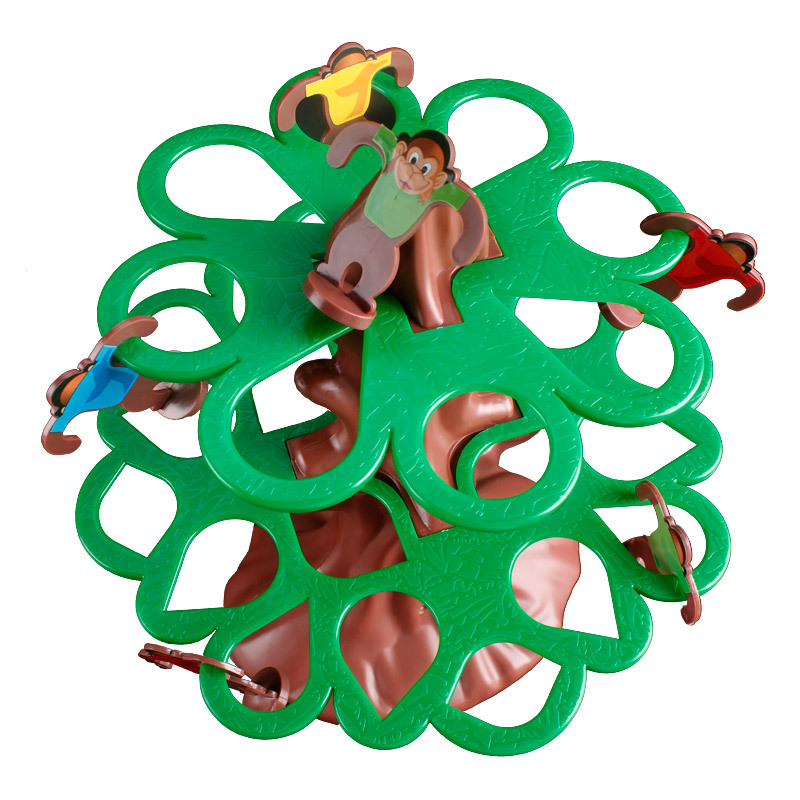Monkey Go Down Climb the Tree Child Parent-child Brain Game Catapult Table Games