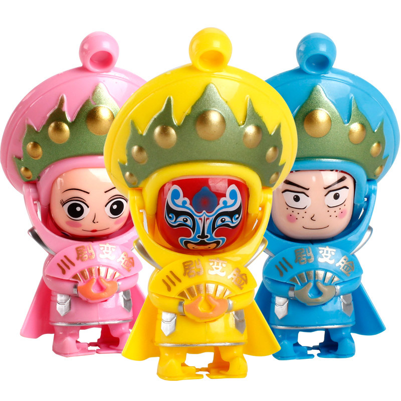 Sichuan Opera Change Face Doll Face Mask Beijing Opera Three Kingdoms Face Car Pendant toy