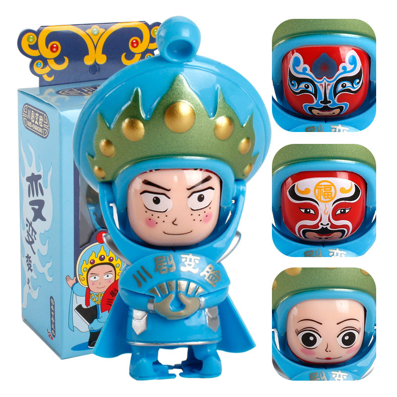 Sichuan Opera Change Face Doll Face Mask Beijing Opera Three Kingdoms Face Car Pendant toy