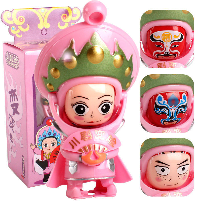 Sichuan Opera Change Face Doll Face Mask Beijing Opera Three Kingdoms Face Car Pendant toy