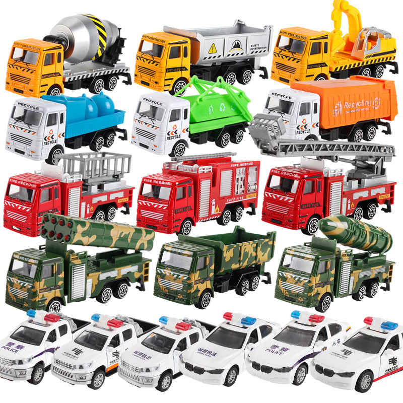 child alloy Car model Sound and light Construction vehicles child toy car