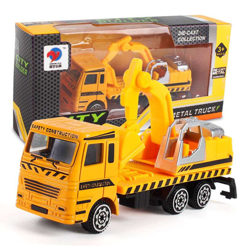 child alloy Car model Sound and light Construction vehicles child toy car