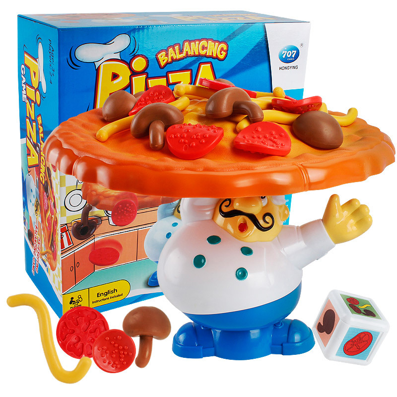 Taste Pizza Balance Chef toy Dice Game Hand-eye Coordination Concentration Puzzle toy
