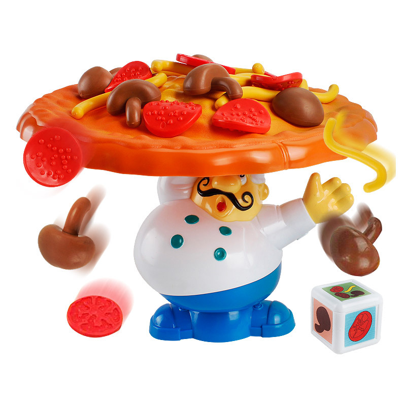 Taste Pizza Balance Chef toy Dice Game Hand-eye Coordination Concentration Puzzle toy