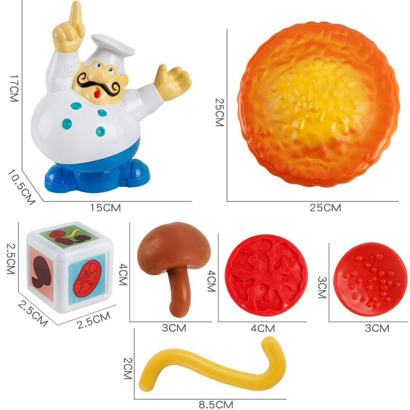 Taste Pizza Balance Chef toy Dice Game Hand-eye Coordination Concentration Puzzle toy