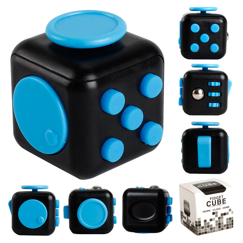 Fidget Cube Anti-irritability Ease Pressure Concentrated Attention Dice Rubik's Cube Square