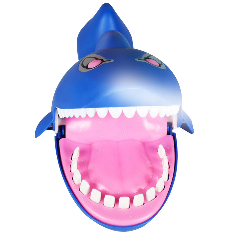 Child Tricky Bite Hand Shark Electric Large Biting your Fingers big Shark Glow Sound Curious toys