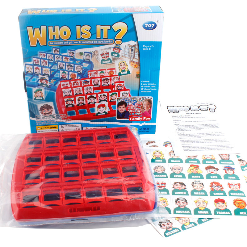 Child Brain Game Parent-child interaction Guess the Character Who is he  Table Games