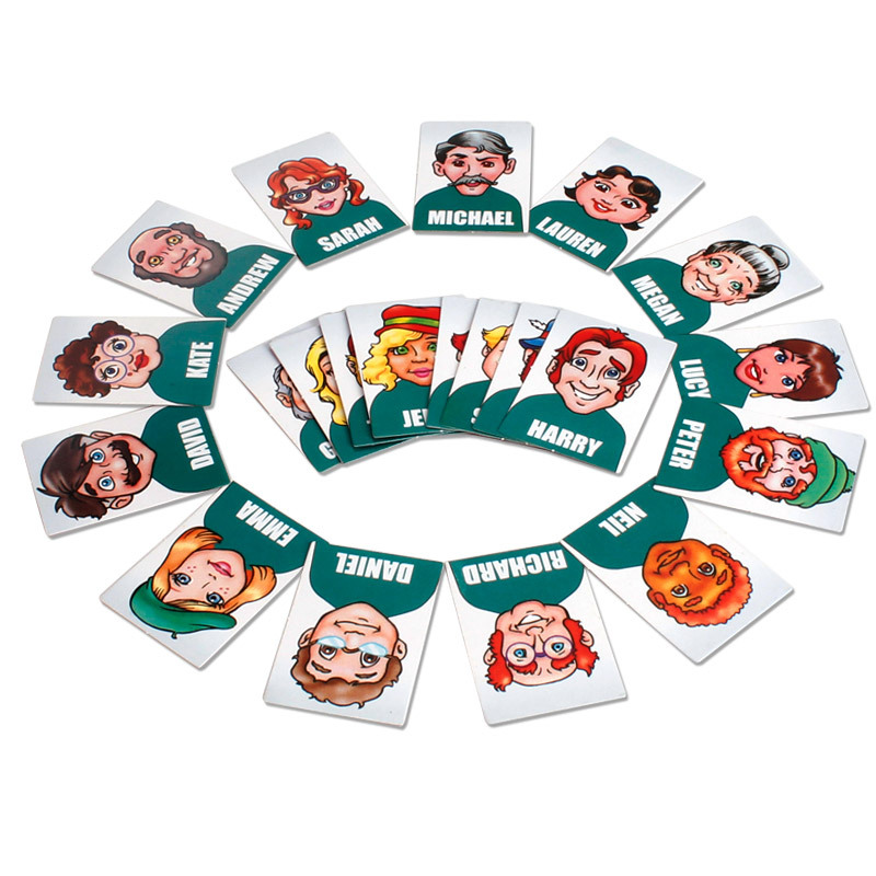 Child Brain Game Parent-child interaction Guess the Character Who is he  Table Games