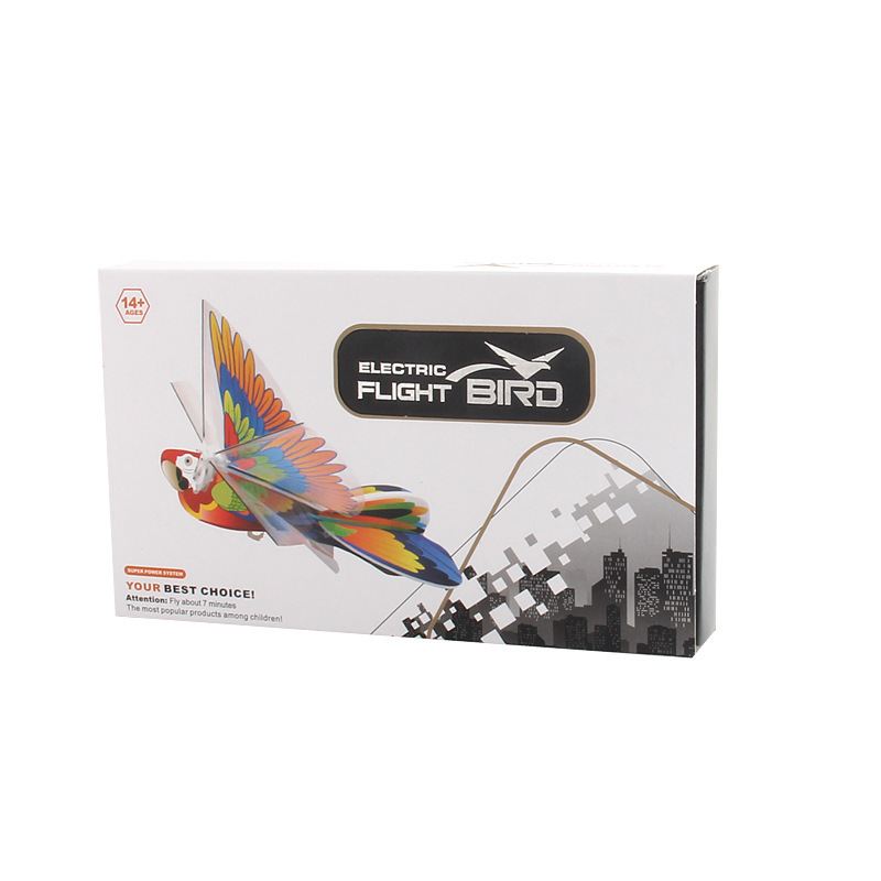 Child DIY Infrared Electric Remote Control Aerial Flying Birds Kite Toy Gliding Eagle Toy
