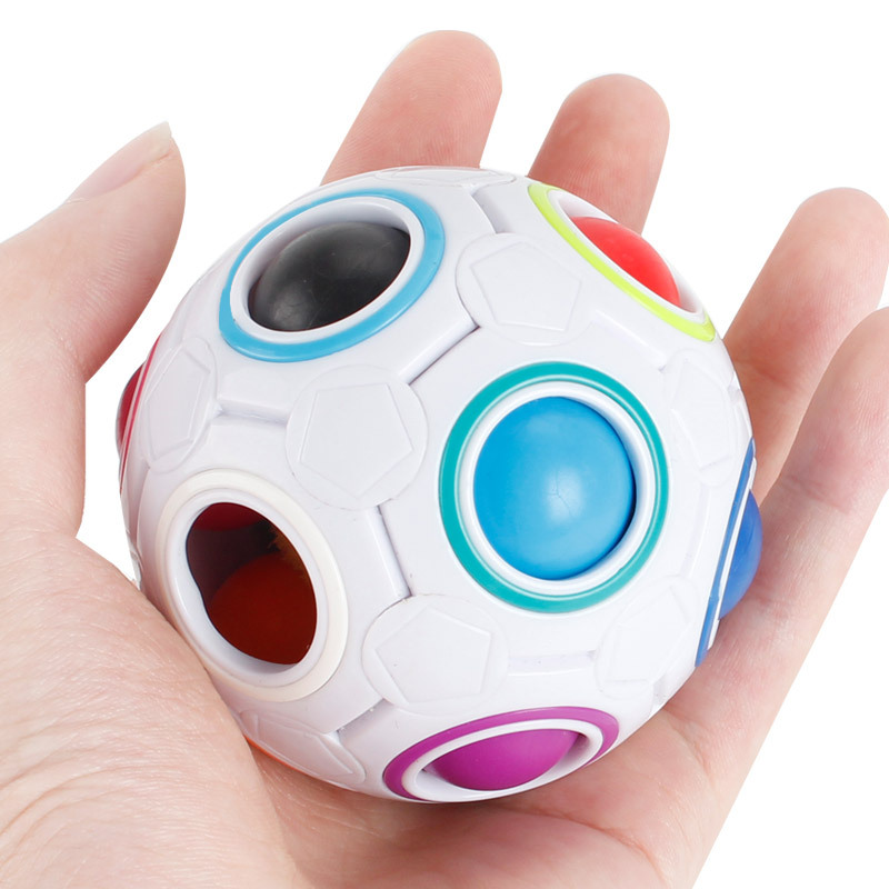 Magic Cube Magic Ball Alien Press Rubik's Cube Football Creative Rainbow ball Rainbow