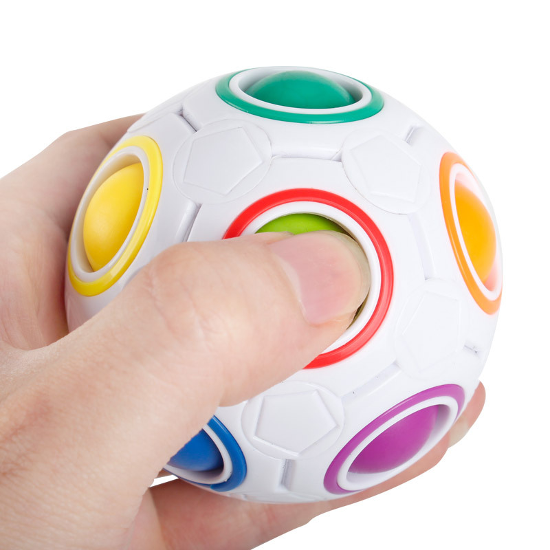 Magic Cube Magic Ball Alien Press Rubik's Cube Football Creative Rainbow ball Rainbow