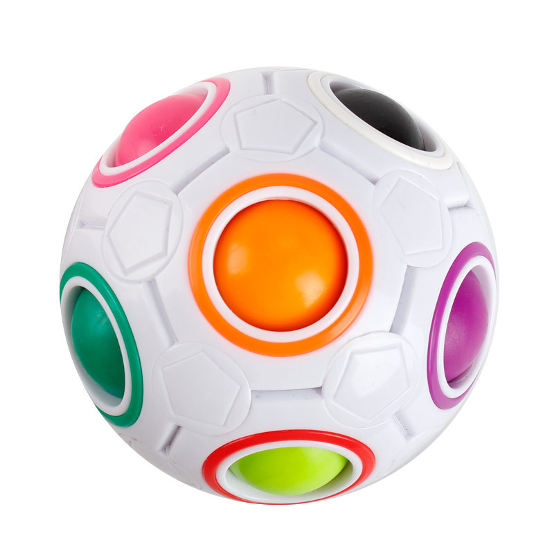 Magic Cube Magic Ball Alien Press Rubik's Cube Football Creative Rainbow ball Rainbow