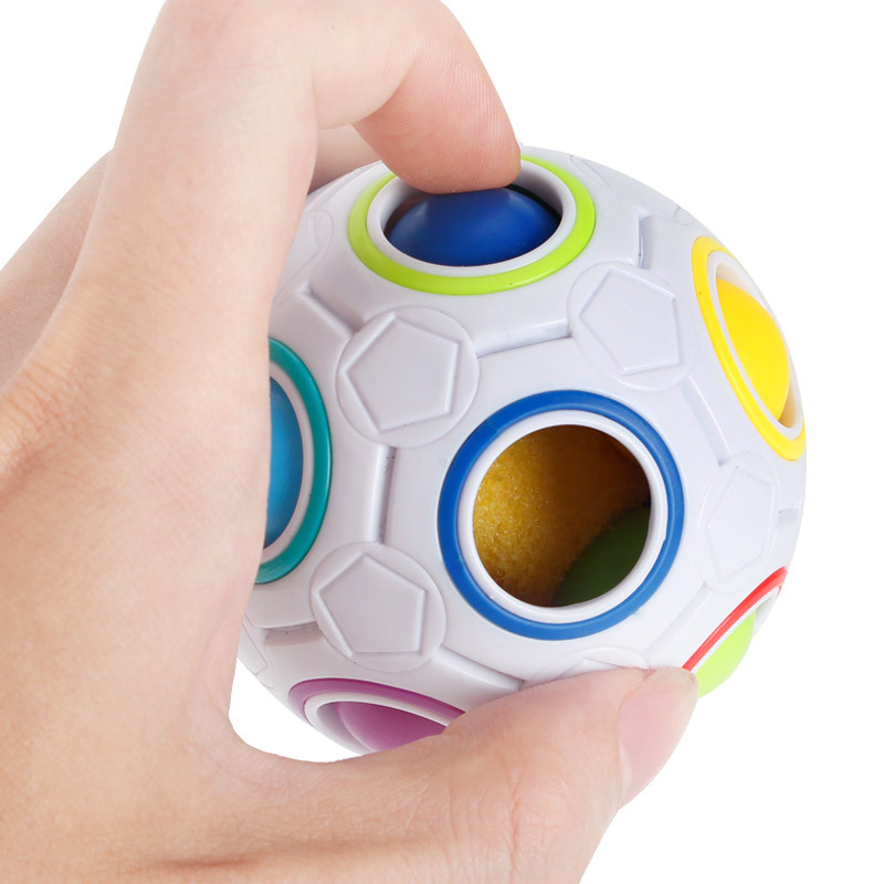 Magic Cube Magic Ball Alien Press Rubik's Cube Football Creative Rainbow ball Rainbow