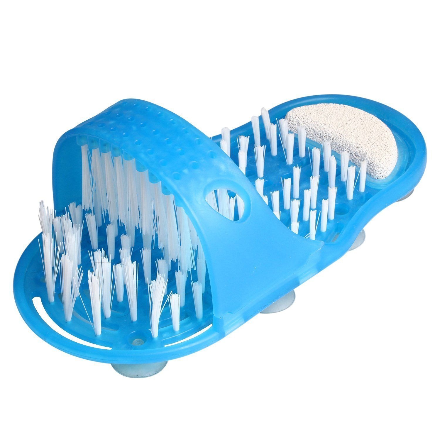 Shower Foot Feet Cleaner Scrubber Washer Easy Bath Brush Pumice Stone Massager