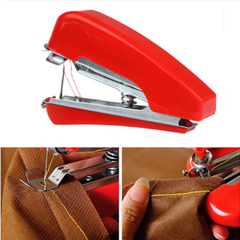Handheld Mini Sewing Machine Portable Home DIY Needlework Cordless Machine Cloth Fabric Stitch