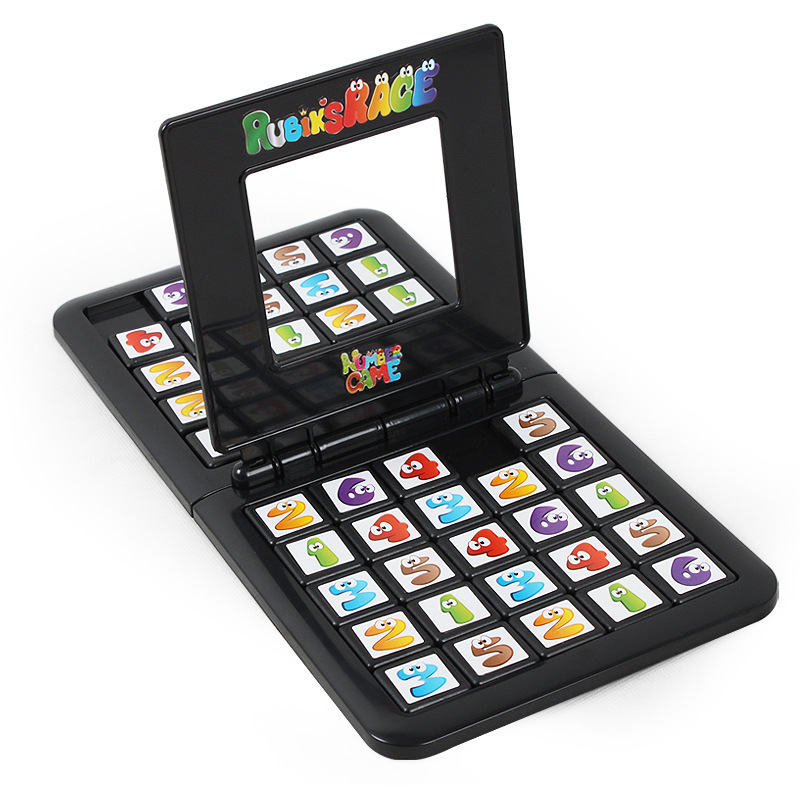 Parent-child Interactive Child Early Education Color Digital Battle Rubik's Cube Brain Game