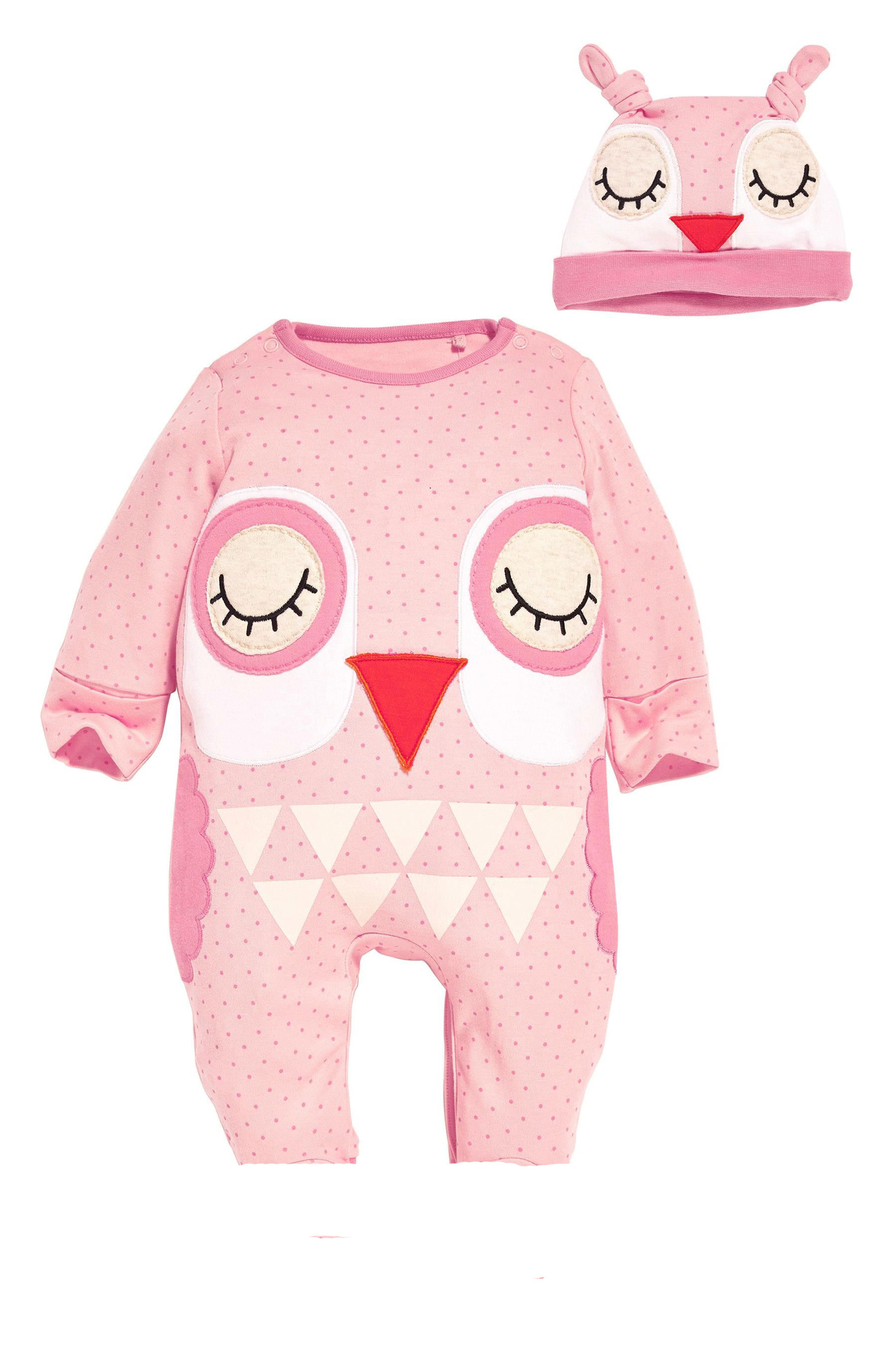 Fashion Cartoon Animal Fox Baby Romper Jumpsuit Climb Clothes Hat Set Clothing