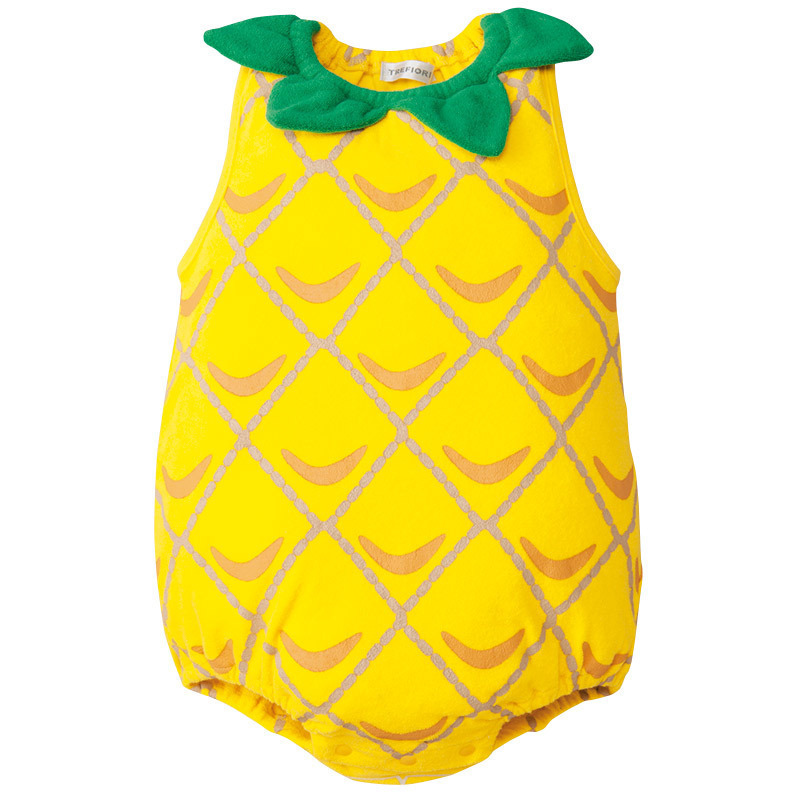 Fashion baby Cartoon Watermelon Triangle Romper Climb Clothes One Body Clothes Child Children's Wear