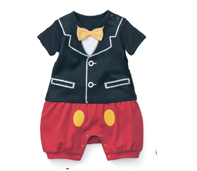 Fashion Short Sleeve Clothing Romper Siamese Clothing Baby Printing Tie baby Clothes