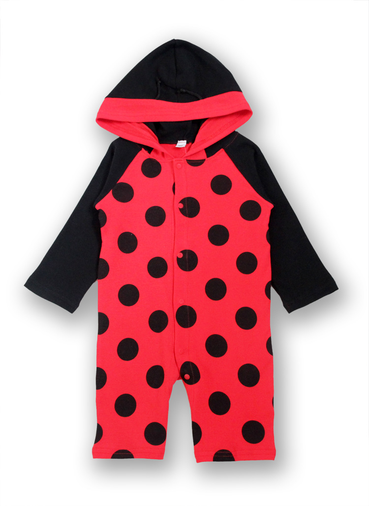 Baby Clothing Animal Printing Climb Hooded Siamese Clothing Baby Long Sleeves Romper