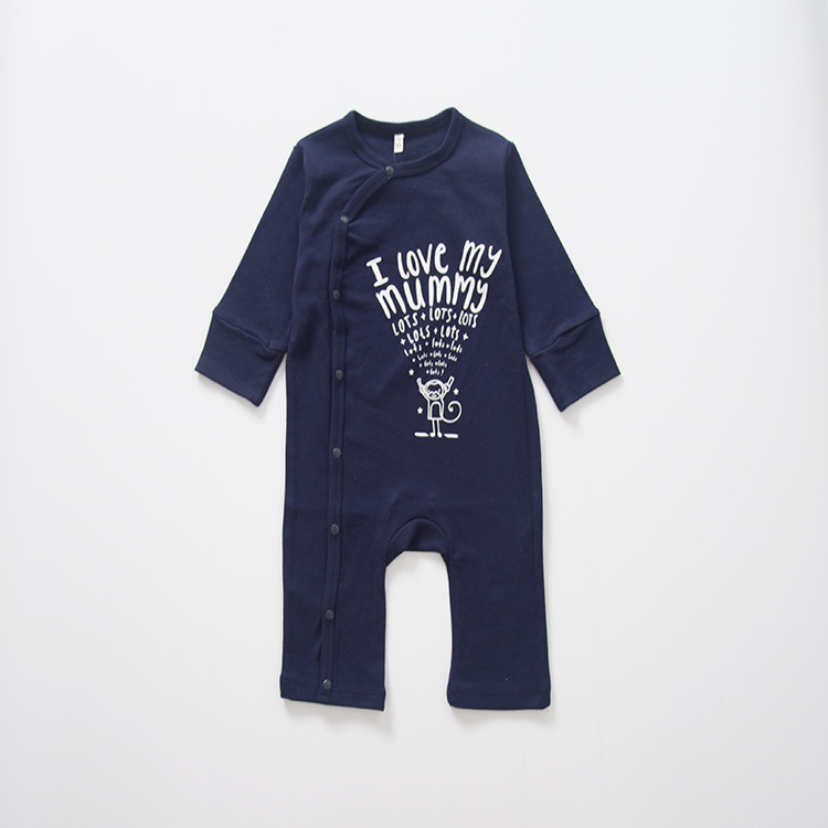 The New Baby Cotton Long Sleeves Baby Clothing Romper Western Style Children's Wear Jumpsuit