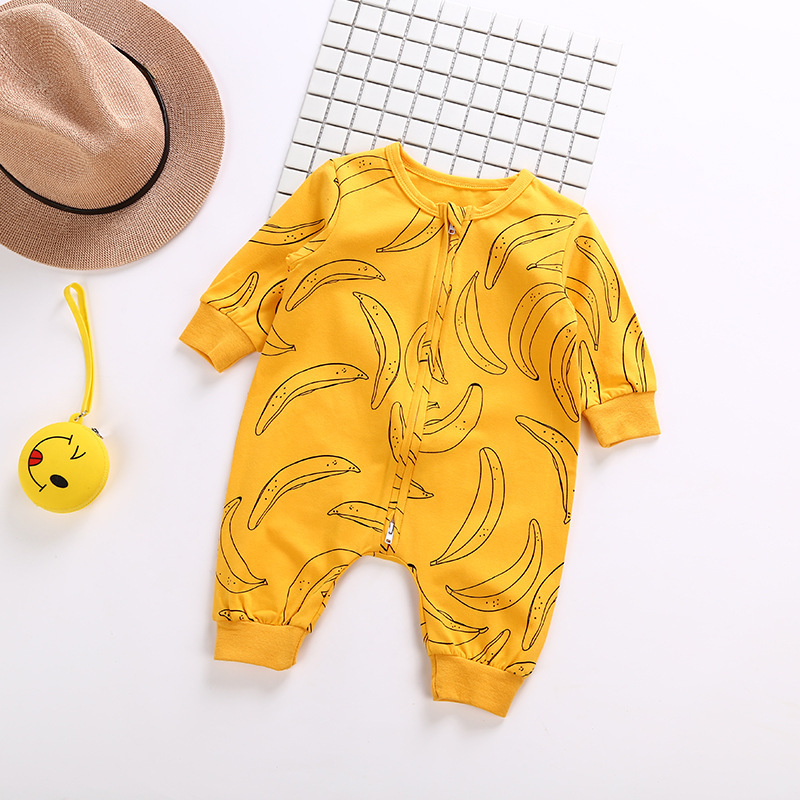 Baby Long Sleeves Romper Trend Baby Cotton Clothes Climb clothes Siamese clothing