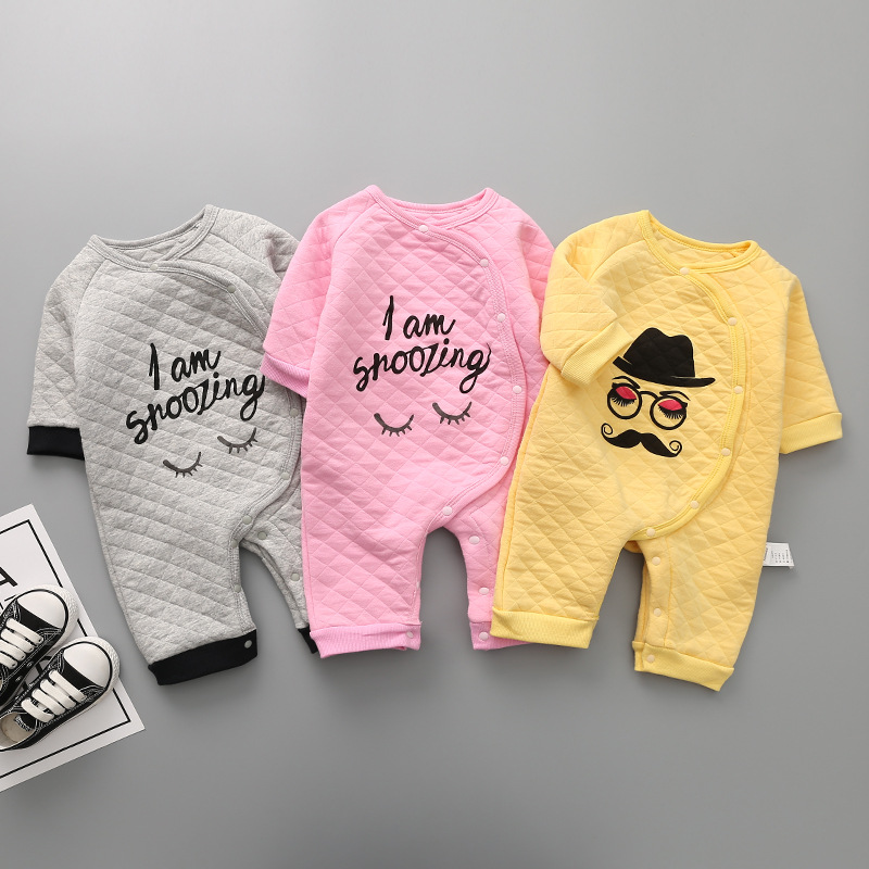 Baby Fashion Personality Clothing Romper Cotton Long Sleeves Siamese Clothing