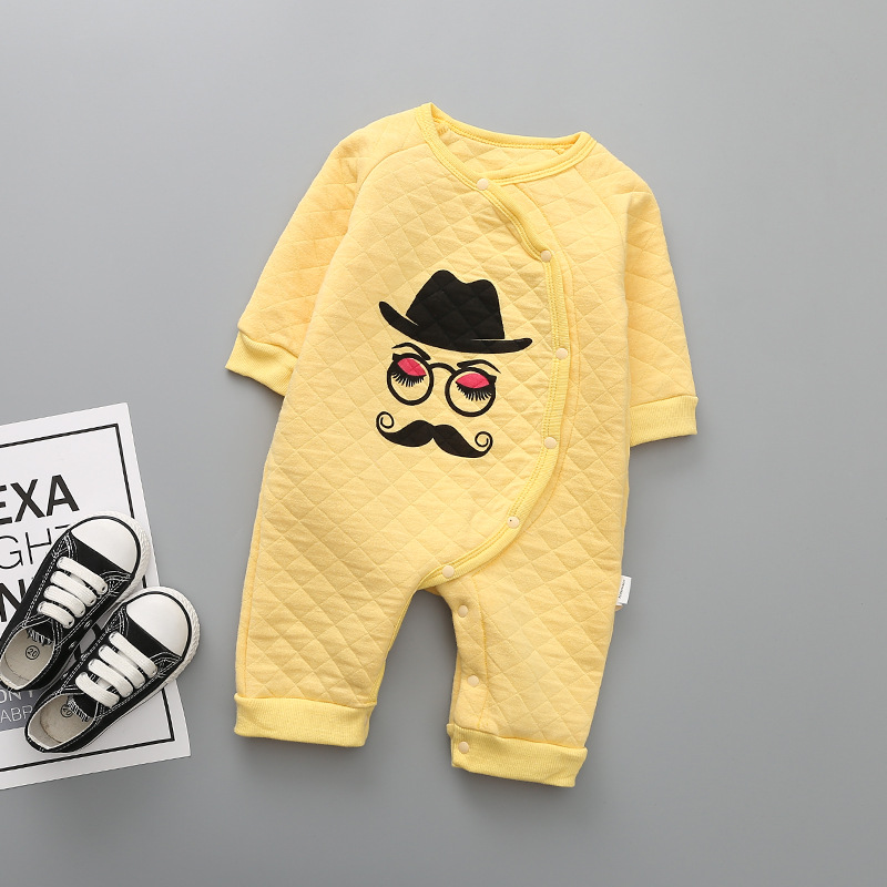 Baby Fashion Personality Clothing Romper Cotton Long Sleeves Siamese Clothing