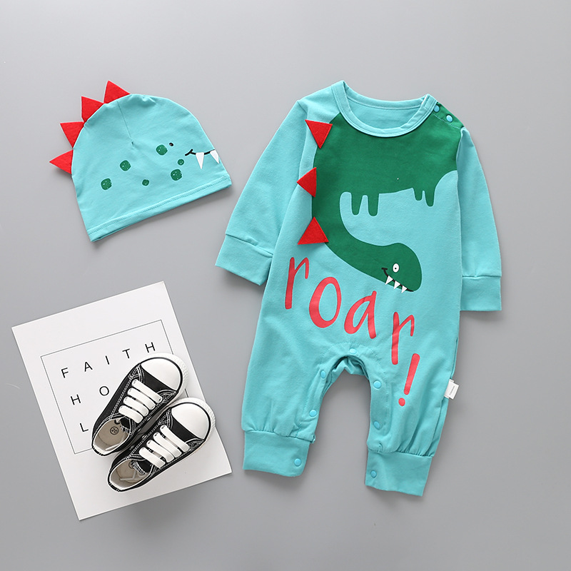 Baby Fashion Clothing Printing Romper Long Sleeves Cotton Jumpsuit Clothing