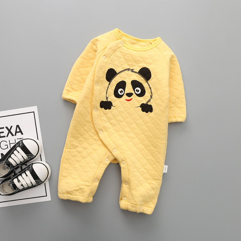 The New Baby Fashion Cotton Romper Lovely Panda Climb Clothes Siamese Clothing Clothes