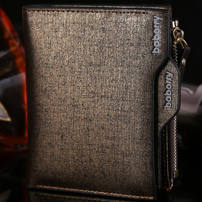 Men Fashion Classic Business Wallet Personality The New Zipper Wallet