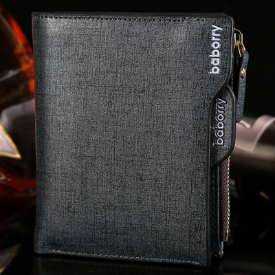 Men Fashion Classic Business Wallet Personality The New Zipper Wallet